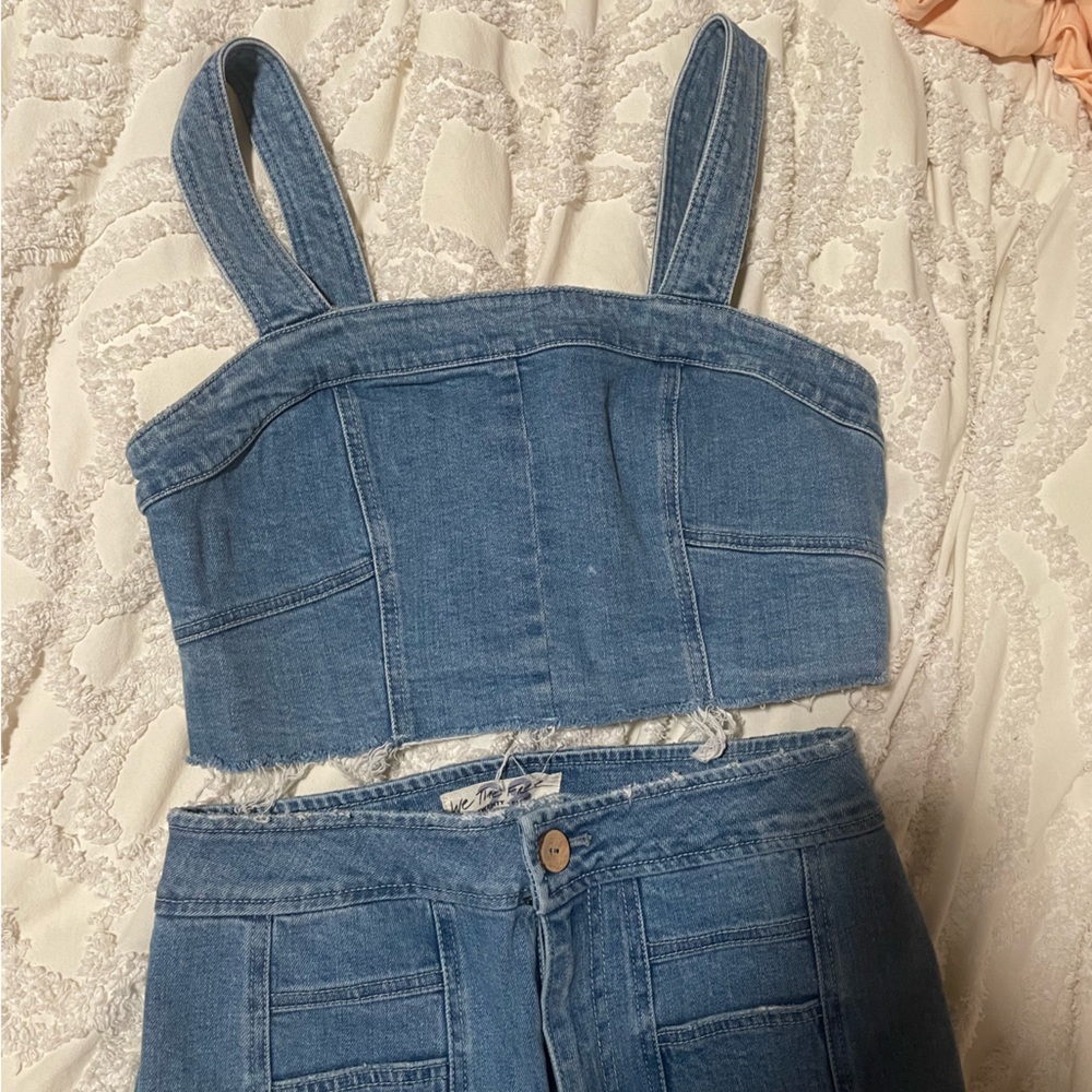 Free People We the Free denim set.